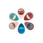 Load image into Gallery viewer, Set of Six Glossy Coasters