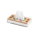 Load image into Gallery viewer, Rectangle Tissue Box - Chess Pattern