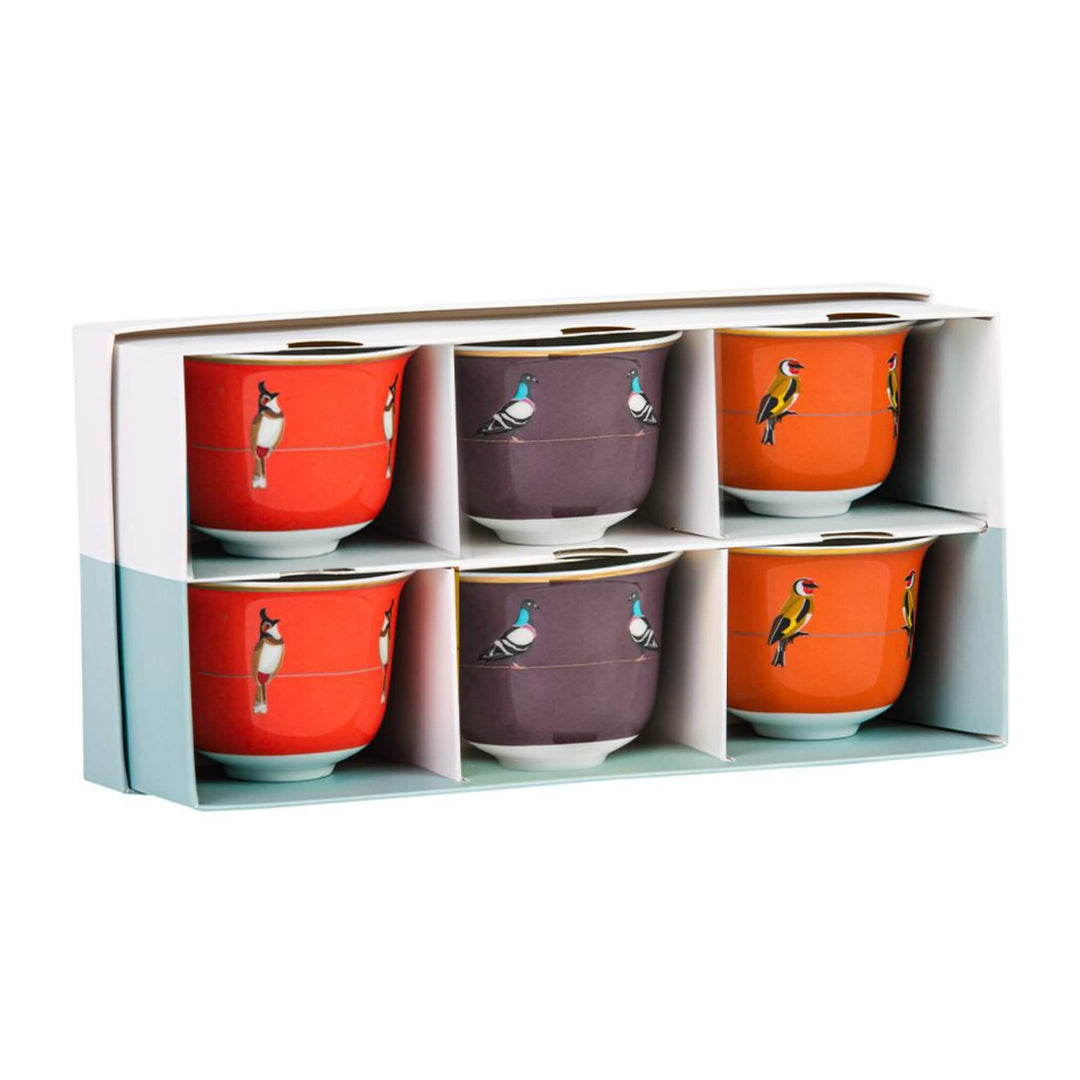 Set of 6 Sarb Arabic Coffee Cups - 3 Designs